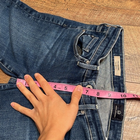 AG Adriano Goldschmidt the stilt crop cigarette crop denim jeans size 26 - Picture 11 of 13